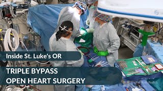 WATCH Triple Bypass Open Heart Surgery [upl. by Arst377]