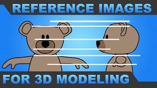 How to Draw Reference Images for 3d Character Modeling  Mr H [upl. by Jessey]