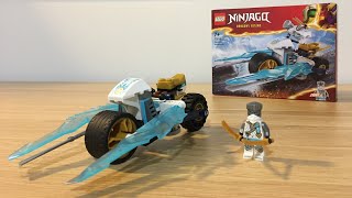 LEGO Ninjago 71816 Zanes Ice Motorcycle  Review  Timelapse [upl. by Lavro]