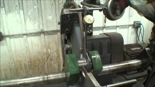 Grinding 15 HP Witte Crankshaft [upl. by Lamrert]