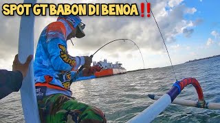 SPOT BABON DI BENOA‼️SPOT MANCING GT BABON DI BELAKANG KAPAL MERAH BENOA [upl. by Namhar]