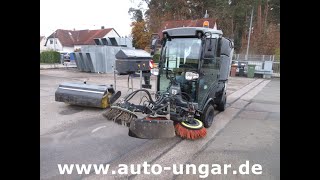 Kärcher MIC 34C Kehrmaschine mit Wildkrautbesen Hochdruckreiniger Winterdienst wwwautoungarde [upl. by Fairfax]