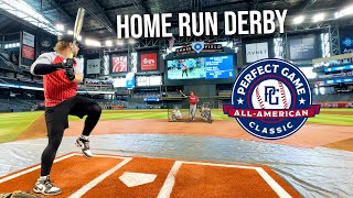 Hitting in the Perfect Game HOME RUN DERBY with KingofJUCO  PG 2024 AllAmerican Game [upl. by Nowed840]