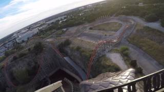 Iron Rattler  Six Flags Fiesta Texas [upl. by Yeta415]