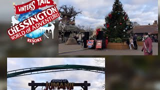 Chessington Winters Tail Vlog December 2023 [upl. by Oirramed]