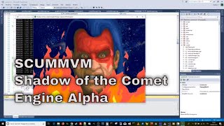 ScummVM  Shadow of the Comet  Comet engine Alpha 1 [upl. by Dimmick]