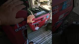 Testing my new inverter generator AiPower GXS7100iRD [upl. by Esirtal]