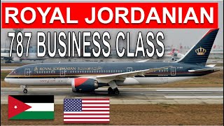 ULTIMATE LUXURY on Royal Jordanian BUSINESS CLASS 787  12 Hours AMMAN  DETROIT [upl. by Anit]