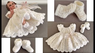 Dos Modelos Nuevos Super Bonitos Zapatitos para Niño Dios a Crochet [upl. by Leihcar]