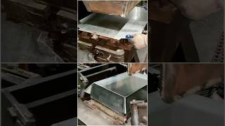 Transforming Thin Steel Sheets into Satisfying Box Shapes  ASMR Metalworking [upl. by Suh]