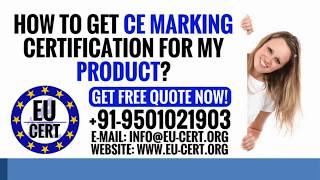 How To Get CE Marking Certification For My Product [upl. by Annael]