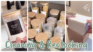 Satisfying Asmr Cleaning🫧 Organizing 💄Restocking 🥫 Tiktoks ✨ [upl. by Nomead]