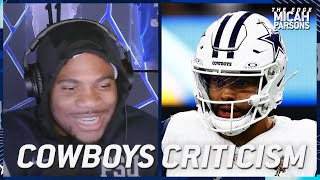 Micah Parsons Calls Out NFL Media Hypocrisy on Dak amp Cowboys  The Edge [upl. by Nnyl]