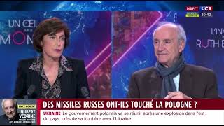 Quand M Hubert Védrine rappelle à la prudence des informations données par Mme Ruth Elkrief LCI [upl. by Ihteerp]