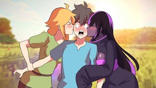 The Unforgettable Love Triangle Alex Endergirl and Steve  Minecraft Animation Compilation 2 [upl. by Tye]