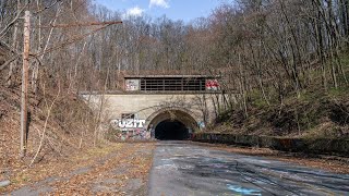 Exploring the Apocalyptic ABANDONED Pennsylvania Turnpike  13 Miles of Decay [upl. by Ennayram820]