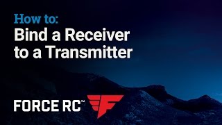 Force RC  How to Binding a Receiver with use of a bind plug [upl. by Eisus466]