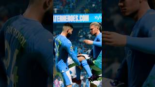 Haalands Goal Celebration in FC24 gameshorts fc24ps5 ps5 [upl. by Suruat450]