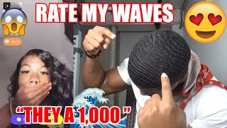 Random Girls RATE MY WAVES 110  Monkey App [upl. by Baer]