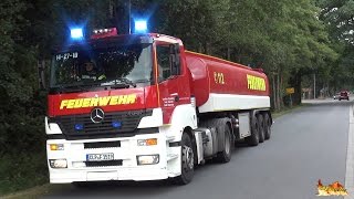 GTLF 30000 zu Großeinsatz Wachausfahrt Feuerwehr Lastrup  Anfahrten FW LK Cloppenburg  RD [upl. by Jesus]