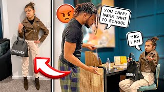 Caught London Dressing GROWN To Go To School Dad Loses It [upl. by Ahseneuq]