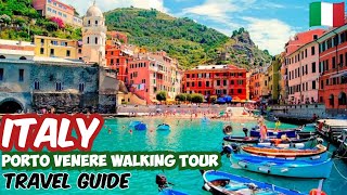 Italy walking tour  Porto Venere Cinque Terre  Italy 🇮🇹  tourist guide  beautiful day  beach [upl. by Loraine]