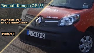 Pionier der EKastenwagen Renault Kangoo ZE 33 Test POV [upl. by Hett]