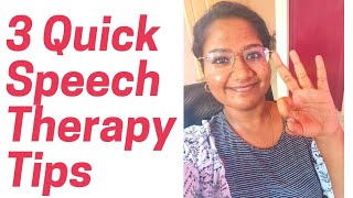 3 Speech Therapy Tips for Home Teaching  How To Do Speech Therapy at Home [upl. by Derfliw]