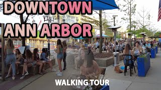 Walking in Downtown Ann Arbor 4k [upl. by Phyllida]