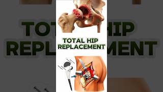 Total Hip Replacement medical animation 3d short BiologywithAliya [upl. by Amlet]