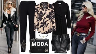 MODA TENDENCIA OTOÑO 2024 OUTFITS PARA MUJERES BAJITAS LUCEN MAS ALTAS Y REJUVENECEN AL INSTANTE [upl. by Dannel]