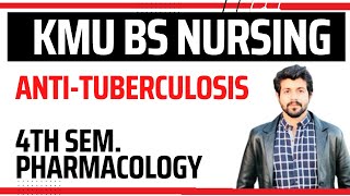 Antituberculosis Drugs  BSN KMU 4th SEM  pharmacology tuberculosis [upl. by Naillig]