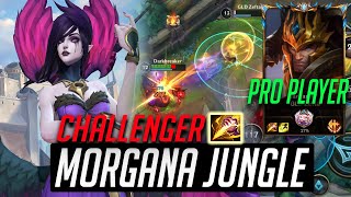 WILD RIFT CHALLENGER Morgana JUNGLE Gameplay Best Build amp Runes [upl. by Aihsinyt151]