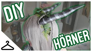 DIY Hörner basteln I Halloween Kostüm I Kupferfuchs feat Monono Cosplay BASTELSTUBE [upl. by Cherice]