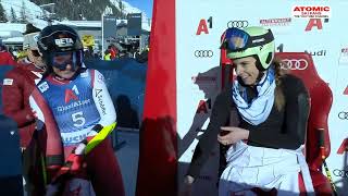 AUDI FIS Ski World Cup  womens SuperG  Altenmarkt  Zauchensee AUT Jan 12 2024 [upl. by Wymore]