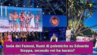 Isola dei Famosi fiumi di polemiche su Edoardo Stoppa secondo voi ha barato [upl. by Allertse]