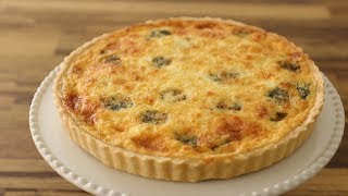 Spinach and cheese Quiche Recipe [upl. by Ayekram]