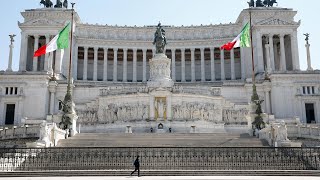 Restored Vittoriano sculptures an ode to Italys art and culture  REUTERS [upl. by Berhley]