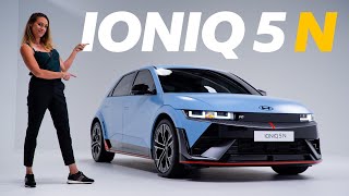 NEW Hyundai Ioniq 5 N 650HP Hot EV with MANUAL Mode  4K [upl. by Llenyt254]