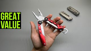 12 Amazon Basics Multitool Compared with Leatherman Wingman and Wave [upl. by Gerdeen496]