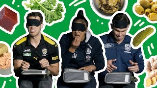 AFL players try the mystery lunchbox challenge [upl. by Fe]