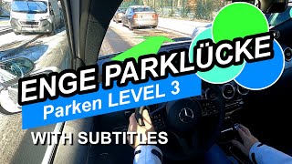 Enge Parklücke  Parken  Fahrschule PUNKT [upl. by Hyland]