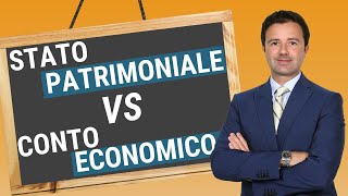 La differenza tra Stato Patrimoniale e Conto Economico [upl. by Eehtomit]