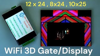 WG 2000 WIFI PIXEL GATE CONTROLLER 12X24 3D GATE  10X25 GATE  8X24 GATE WiFi Multilanguage [upl. by Sikram442]