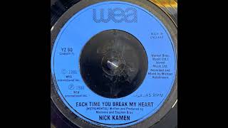 Nick Kamen – Each Time You Break My Heart Instrumental 1986 [upl. by Notslah703]