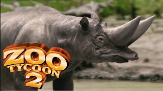 Arsinoitherium Exhibit Speed Build  Zoo Tycoon 2 [upl. by Onafets]