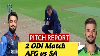 afghanistan vs south africa 2nd t20 pitch report  south africa vs afghanistan dream11 today Match [upl. by Bachman]