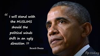 Obama quotI will stand with the MUSLIMS should the political winds shift in an ugly directionquot [upl. by Arabrab]