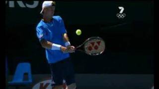 Lleyton Hewitt  TwoHanded Backhand [upl. by Ellga]