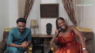 Ajosepo Mike Afolarin x Tomi Adeoye Interview  In Cinemas April 10th [upl. by Noimad]